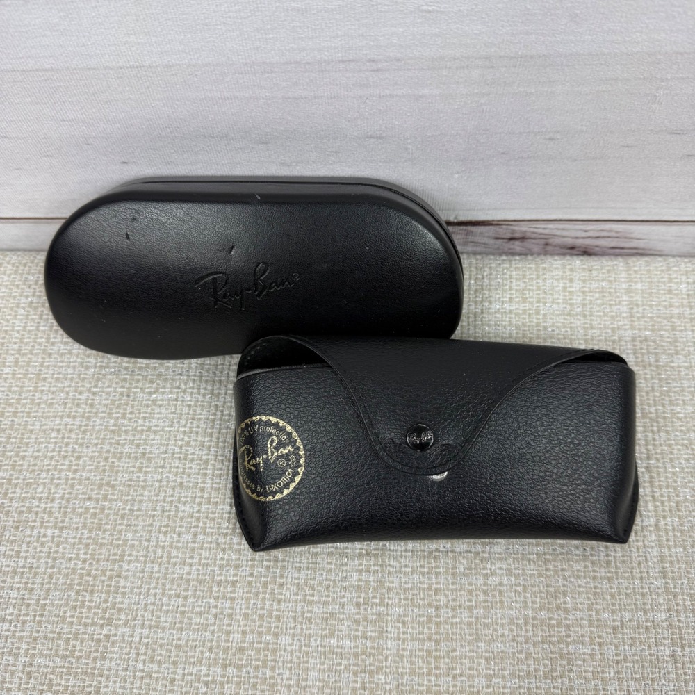 Ray-Ban Eyeglasses Sunglasses Case Black Hard‎ Clamshell & Soft Authentic